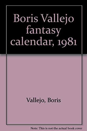 Boris Vallejo Fantasy Calendar, 1981