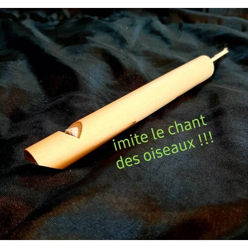 Appeau Oiseau Bambou - Sifflet Coulissant