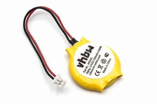 Batterie BIOS vhbw compatible avec l'ordinateur portable Lenovo ThinkPad T431s (200 mAh, 3 V, Li-ion)