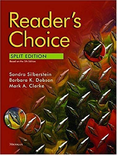Reader's Choice Units 1-6, 14