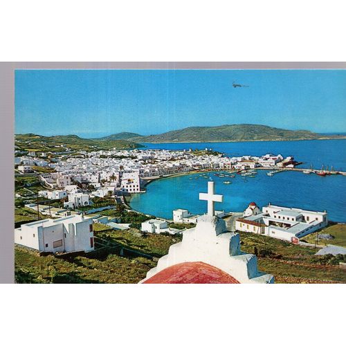 Carte Postale De Mykonos Éditée Par Olympic Airways (Grèce) Vue Générale