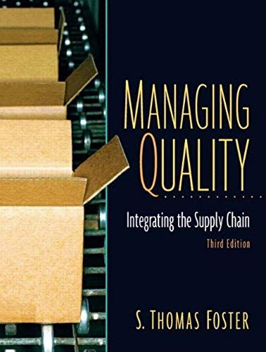Managing Quality: Integrating The Supply Chain And Student Cd Pkg (3rd Edition)