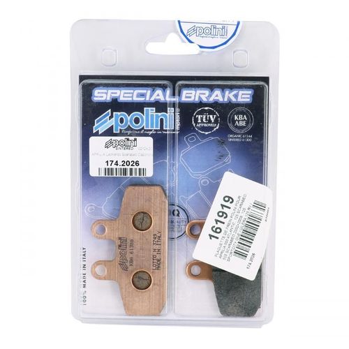 Plaquette De Frein Polini Pour Moto Honda 125 Nsr Après 1988 Neuf