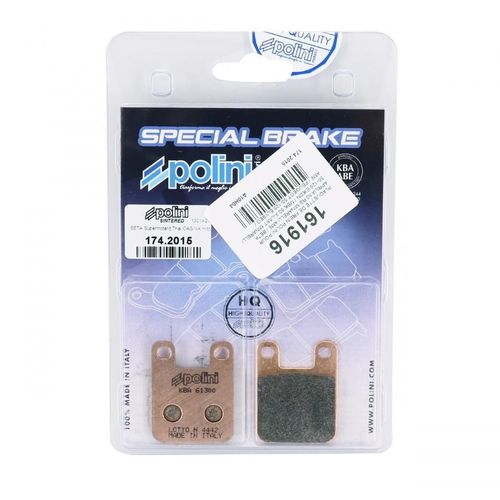 Plaquette De Frein Polini Pour Scooter Derbi 50 Gp1 2001 À 2003 Neuf
