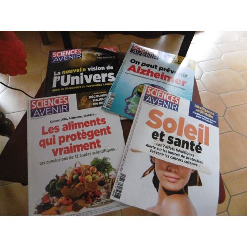 Sciences Et Avenir Magazine N°809/811/812/813 Lot De 4