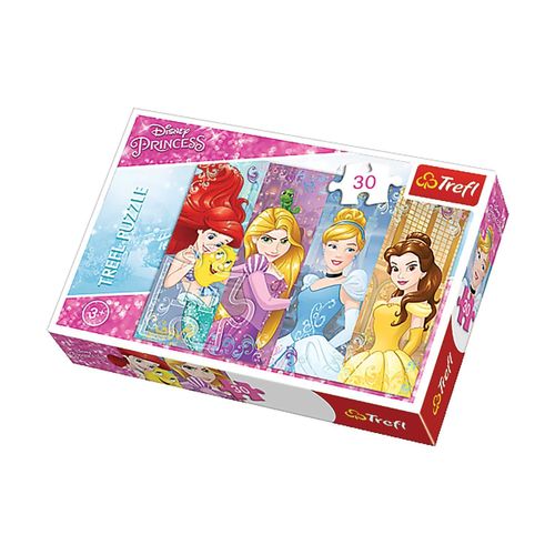 Puzzle Princesses Les Contes De Fée- + 3 Ans - 30 Pièces