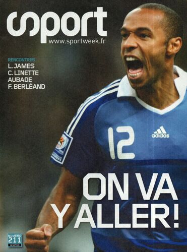 Sport N° 211 Du 18 Septembre 2009 : Thierry Henry En Couverture