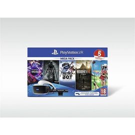 Psvr Mk4 Megapack 2 - 5 Jeux (Vr Worlds+Skyrim+Everybody's Golf+Astrobot+Resident Evil 7) (Ps4)