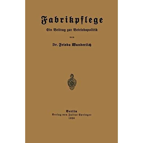 Fabrikpflege