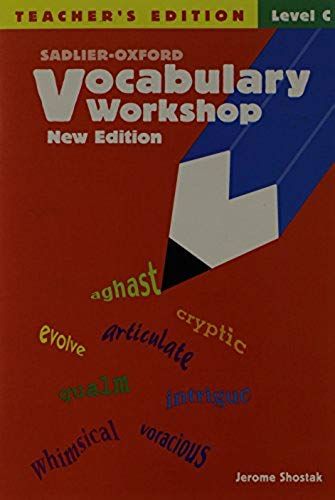 Vocabulary Workshop, Level C, Teacher's Edition