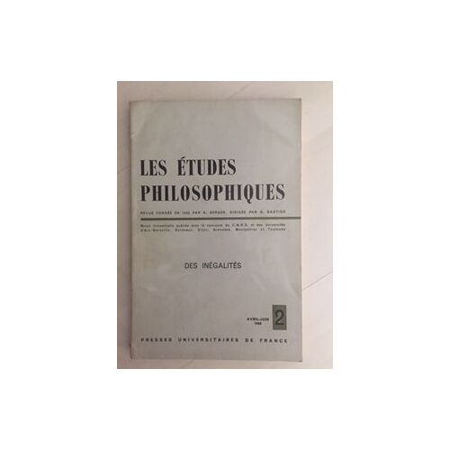 Les Études Philosophiques 2