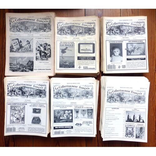 Lot De 303 N° Du Mensuel Le Collectionneur Français (Le Journal Des Curieux) Entre Le N°52 De Novembre 1969 Et Le N°424 De Juin 2014 (Rubrique De Raymond Bachollet Sur La Presse Satirique)