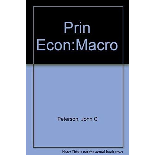 Principles Of Economics: Macro (Irwin Publications In Economics)