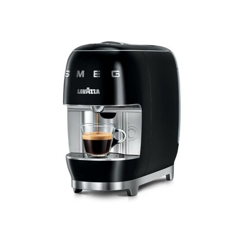 Machine à café à capsules rétro SMEG A Modo Mio Lavazza AMM noire