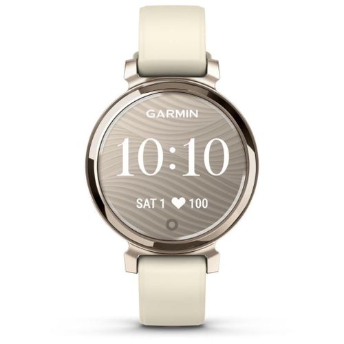 Montre Garmin Lily 2 Cream Gold avec bracelet en silicone blanc coco