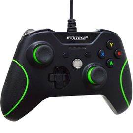 Trade Shop - Joystick Joypad Controller Nero Per Xbox One Con Cavo Filo Usb Compatibile -