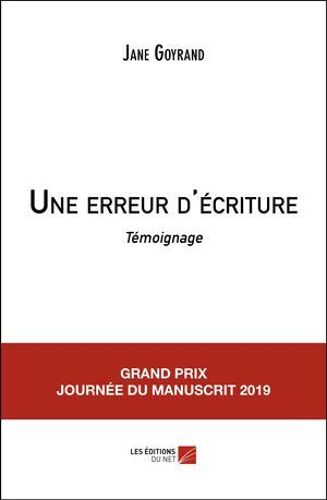 Une Erreur D'écriture