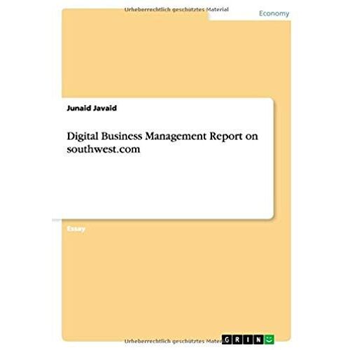 Digital Business Management Report On Southwest.Com