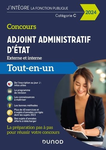 Concours Adjoint Administratif D'etat Externe Et Interne Catégorie C - Tout-En-Un