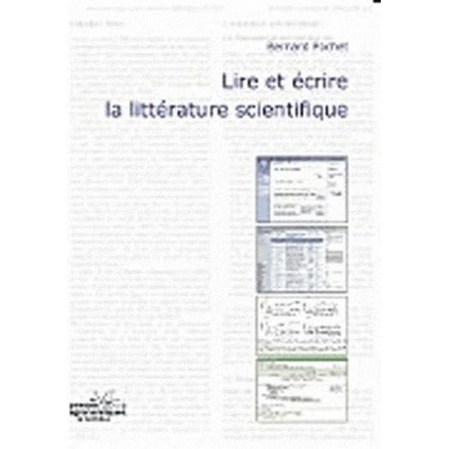 Lire Et Écrire La Littérature Scientifique
