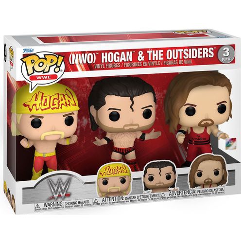 Funko Pop! 3-Pack: Wwe - Hulk Hogan & The Outsiders