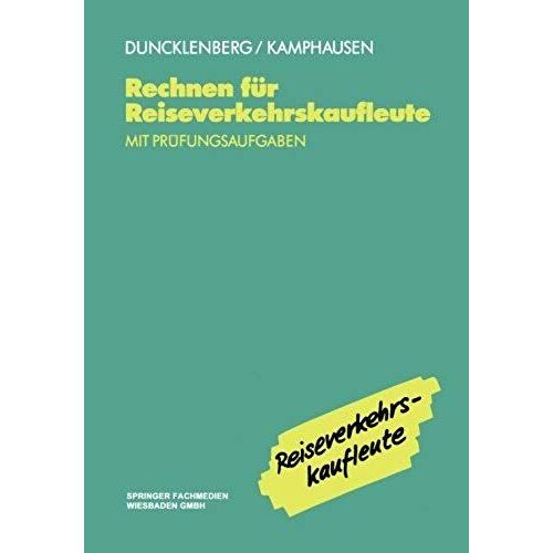 Rechnen Für Reiseverkehrskaufleute