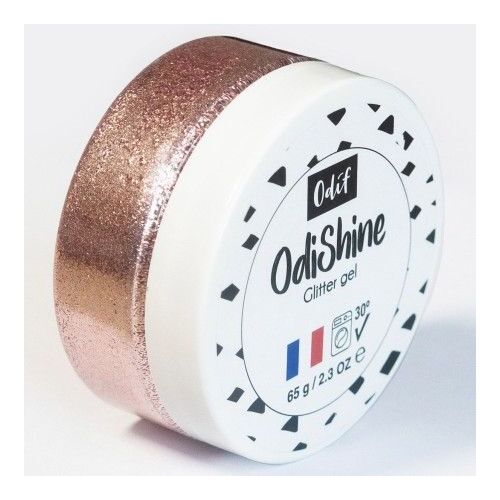 Gel Pailleté Odishine 70 Ml - Embellissez Vos Créations Avec Éclat Et Éco-Responsabilité - Odif Rose Des Sables