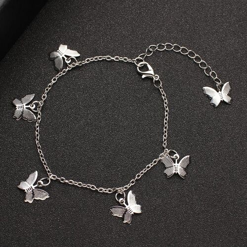 Bracelet De Cheville Papillon Pour Femmes, Style Bohème Vintage, Bijoux D'été