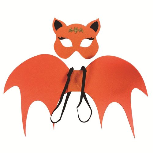 Déguisement De Chauve-Souris Et Ailes De Vampire Pour Enfant, Déguisement De Démon À Bretelles Artificiel Astiques, Accessoires De Ixd'halloween