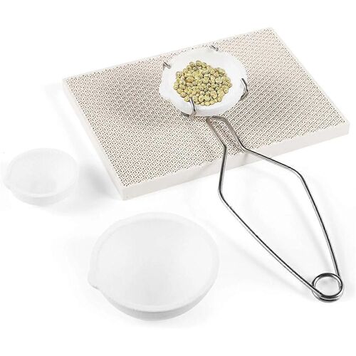 Kit De 5 Creusets, Petit Bol De Creuset De Fusion Avec Planche À Souder En Nid D'abeille Et Poignée De Pince À Fouet