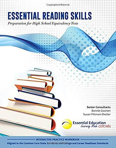Essential Reading Skills, Preparation For High School Equivalency Tests