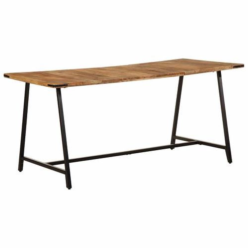 Vidaxl Table À Manger 160x80x75 Cm Bois De Manguier Massif