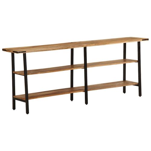 Vidaxl Table Console 180x35x70 Cm Bois De Manguier Massif