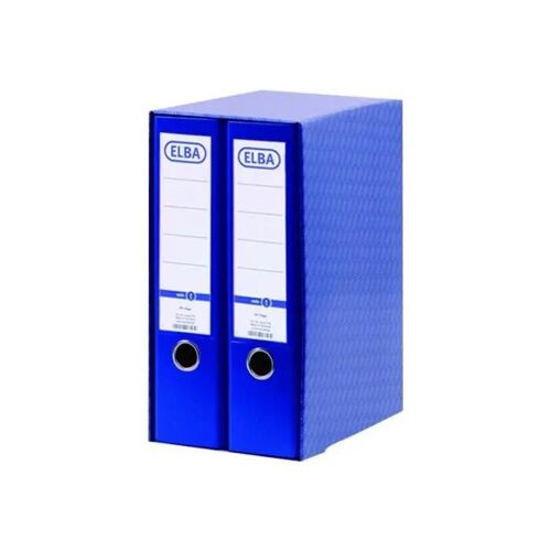 Elba Módulos Rado Top Classeur À Levier 80 Mm A4 Pour 570 Feuilles Bleu (Pack De 2)