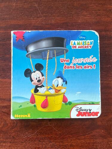 Livre - Une Journée Dans Les Airs - La Maison De Mickey