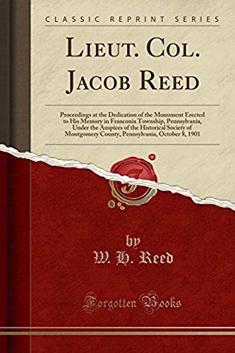 Reed, W: Lieut. Col. Jacob Reed