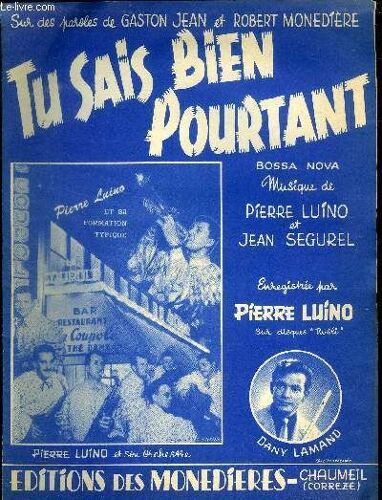 Tu Sais Bien Pourtant, Bossa Nova
