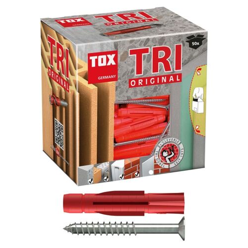 TOUT-POURPOSE DOWEL TRI 6X51 MM + VIS