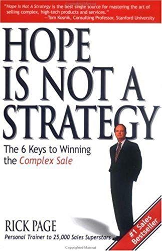Hope Is Not A Strategy (Signed)