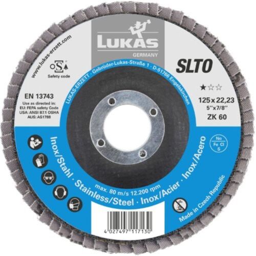 Slip Disc Sltr Universal Ø 125 mm Zirkonkorund Korn 80 | VPE bizarre: 10