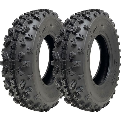 20x6-10 ATV Quad Tyres OBOR Advent 155/85-10 Tubeless Road Legal 73kg (Set of 2)