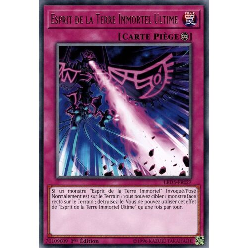 Yu-Gi-Oh! Esprit De La Terre Immortel Ultime -Rare- Led5-Fr027