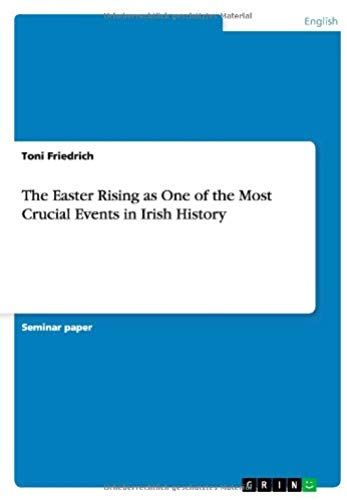 The Easter Rising As One Of The Most Crucial Events In Irish History