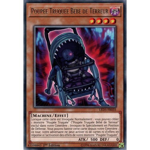 Yu-Gi-Oh! Poupée Truquée Bébé De Terreur -Rare- Led5-Fr035