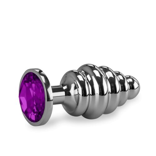 Bijou Anal Rosebud Torsadé L - 8 Coloris