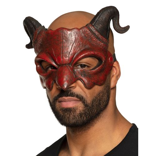 Demi-Masque Démon Adulte Taille Unique