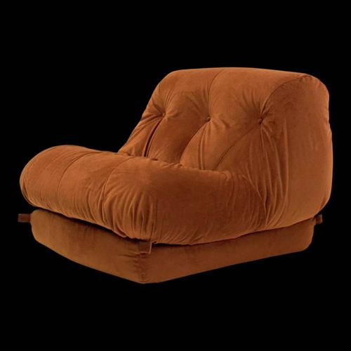 Fauteuil Nuvolone Orange Par Rino Maturi Pour Mimo Padova Orange
