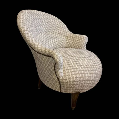 Fauteuil Crapaud Beige
