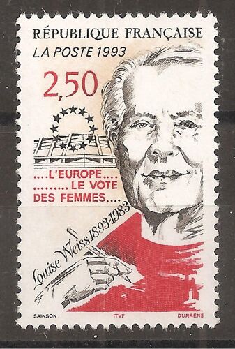 2809 (1993) Louise Weiss N** (Cote 1,25e) (0886)