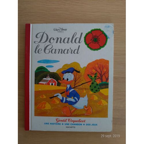 Donald Le Canard - Walt Disney - Gentil Coquelicot